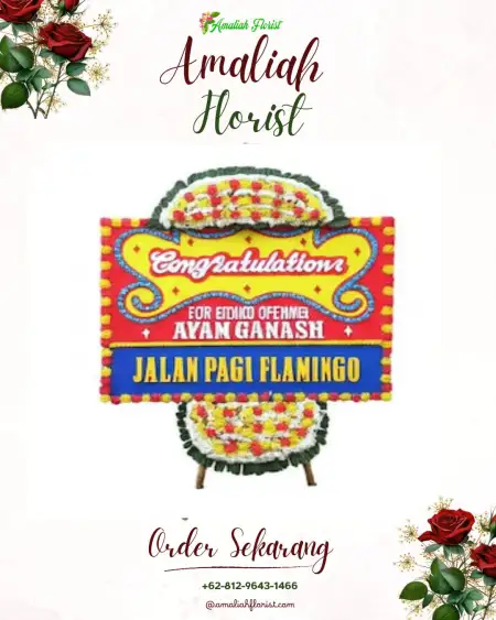 Sewa Papan Bunga Blondo